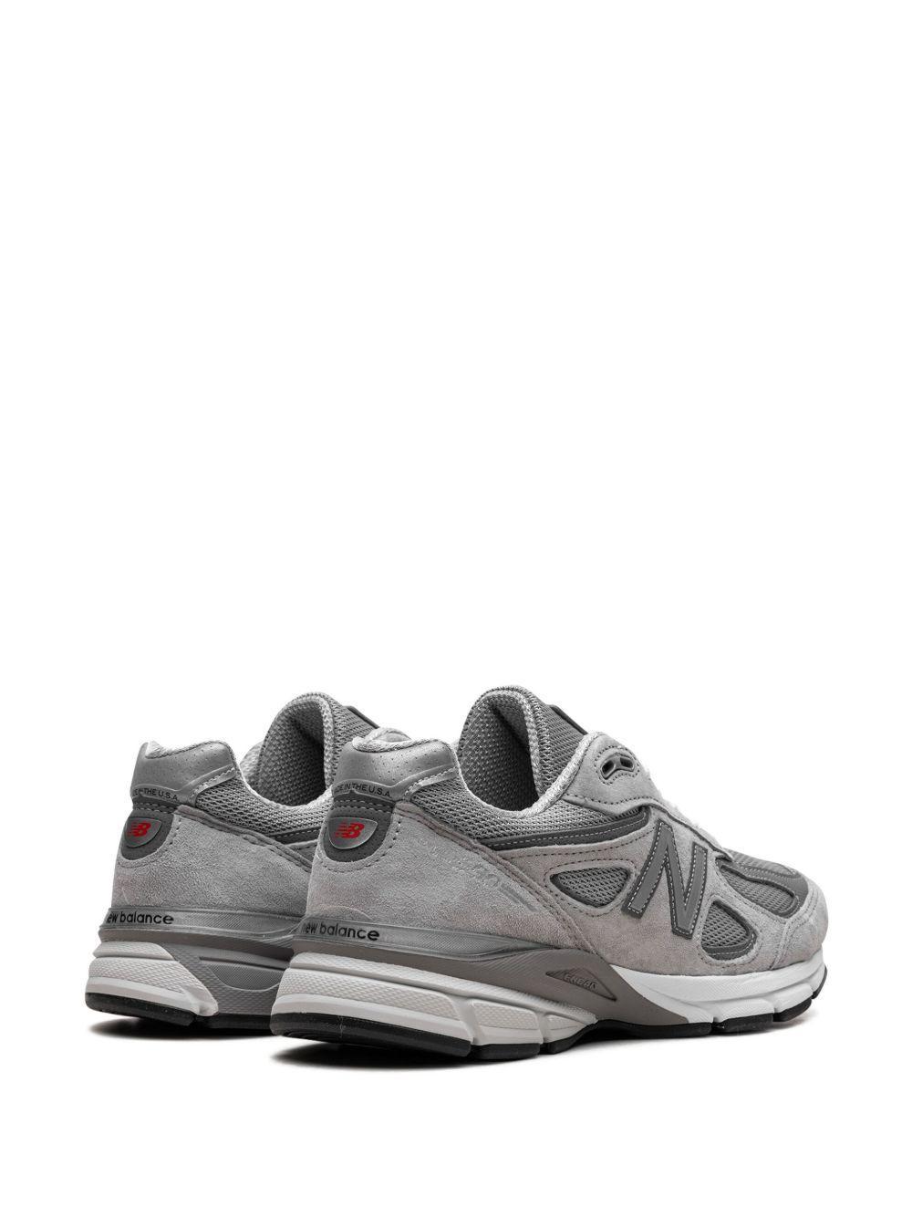 Made in USA 990v4 leather sneakers Product Image