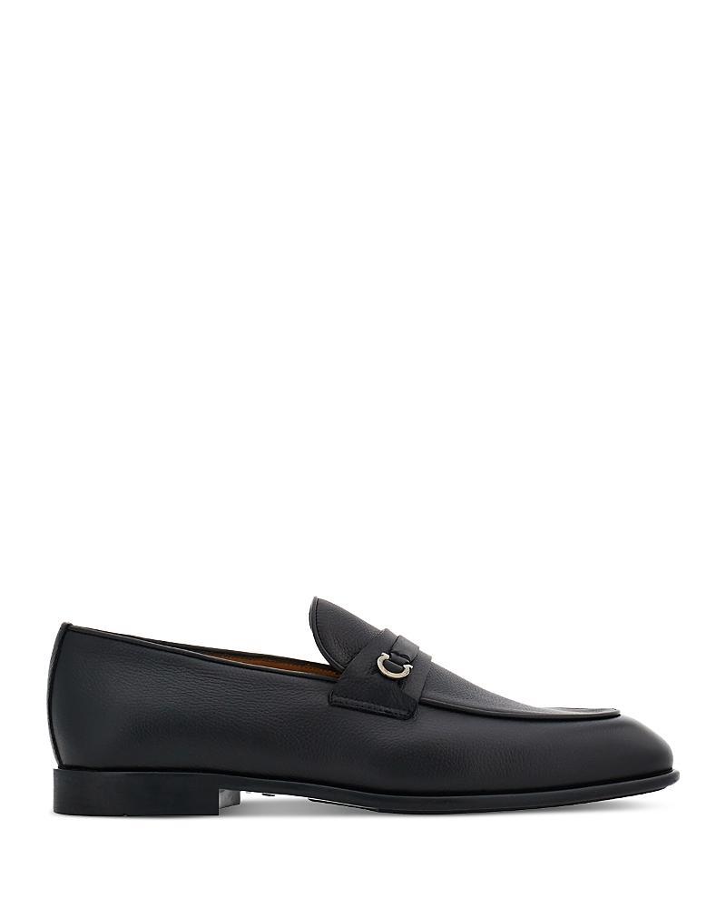 Ferragamo Mens Desio Leather Loafers Product Image