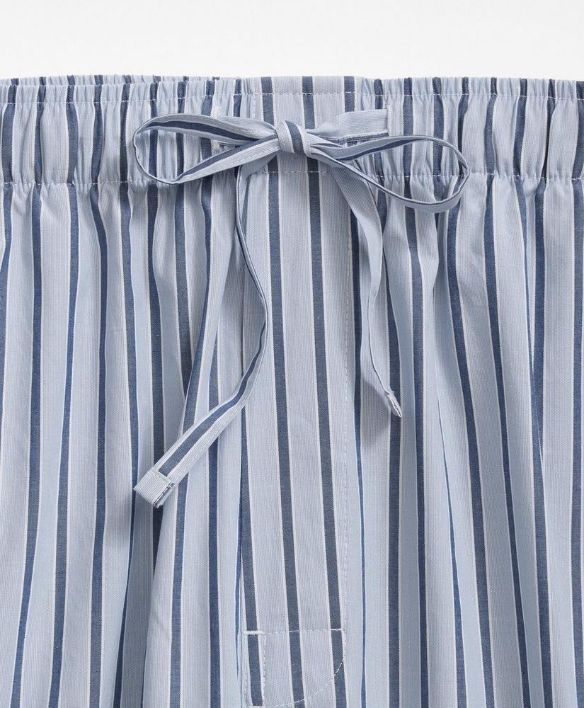 Cotton Broadcloth Striped Lounge Pants Product Image