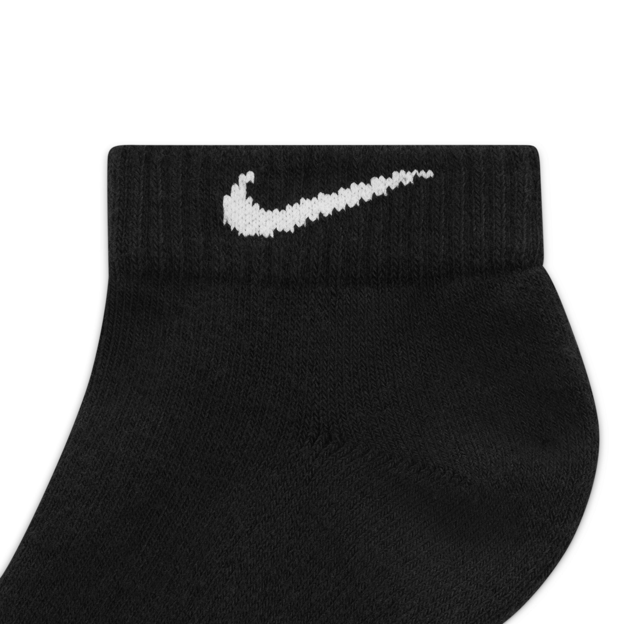 Men's Nike 6-pack Everyday Plus Cushioned Low-Cut Training Socks, Size: 12-15, White Product Image