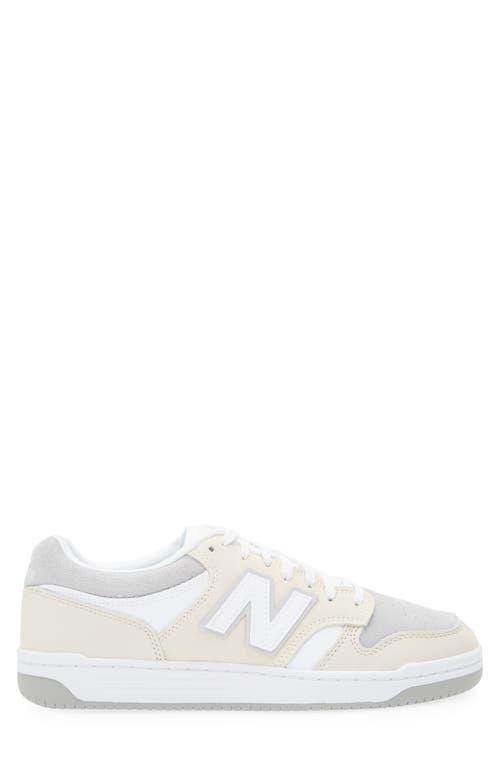 New Balance Womens 480 Colorblock Suede Court Lifestyle Sneakers Product Image