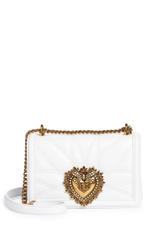 Womens Medium Devotion Quilted Leather Shoulder Bag Product Image