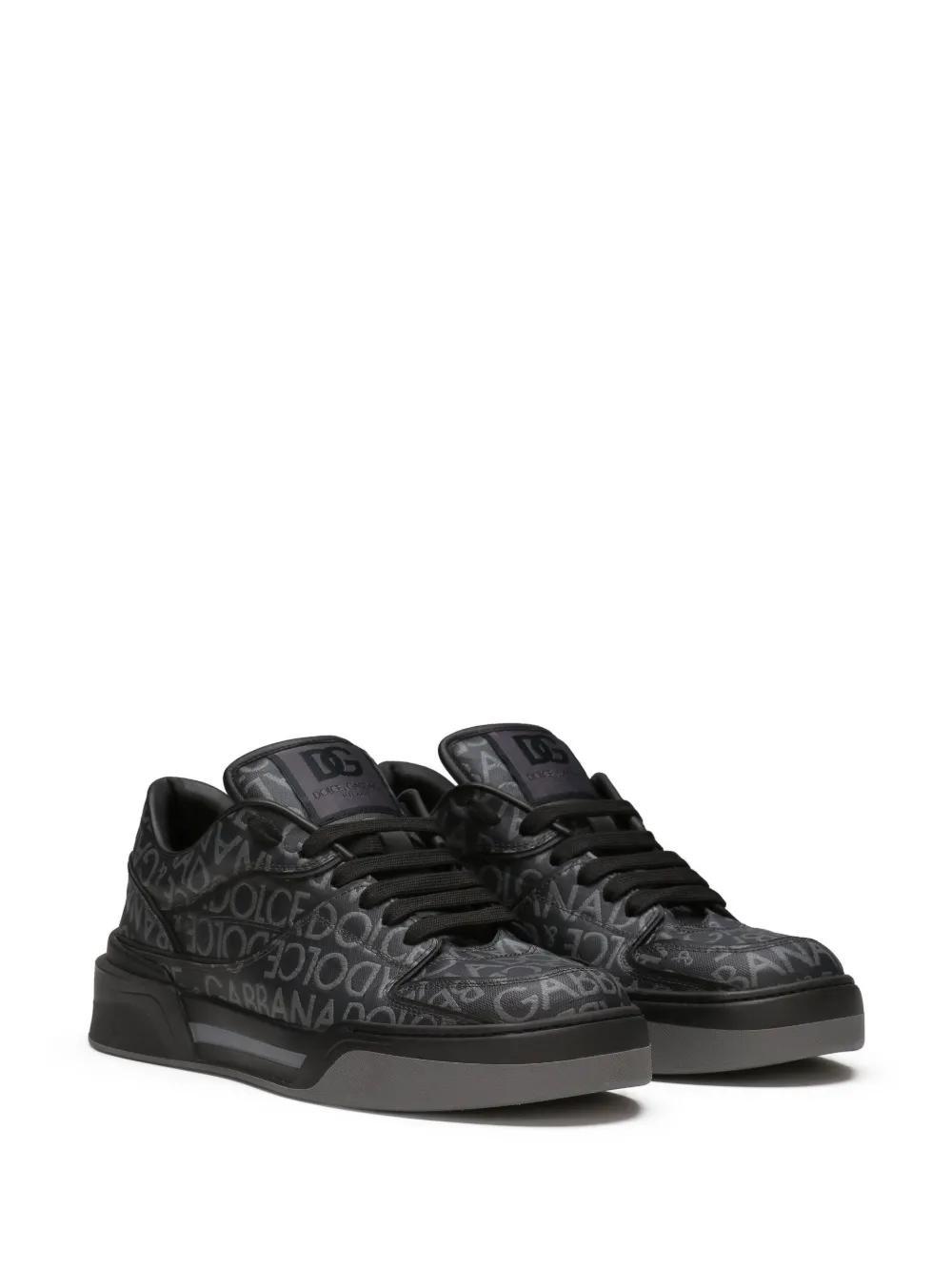 New Roma coated-jacquard sneakers Product Image