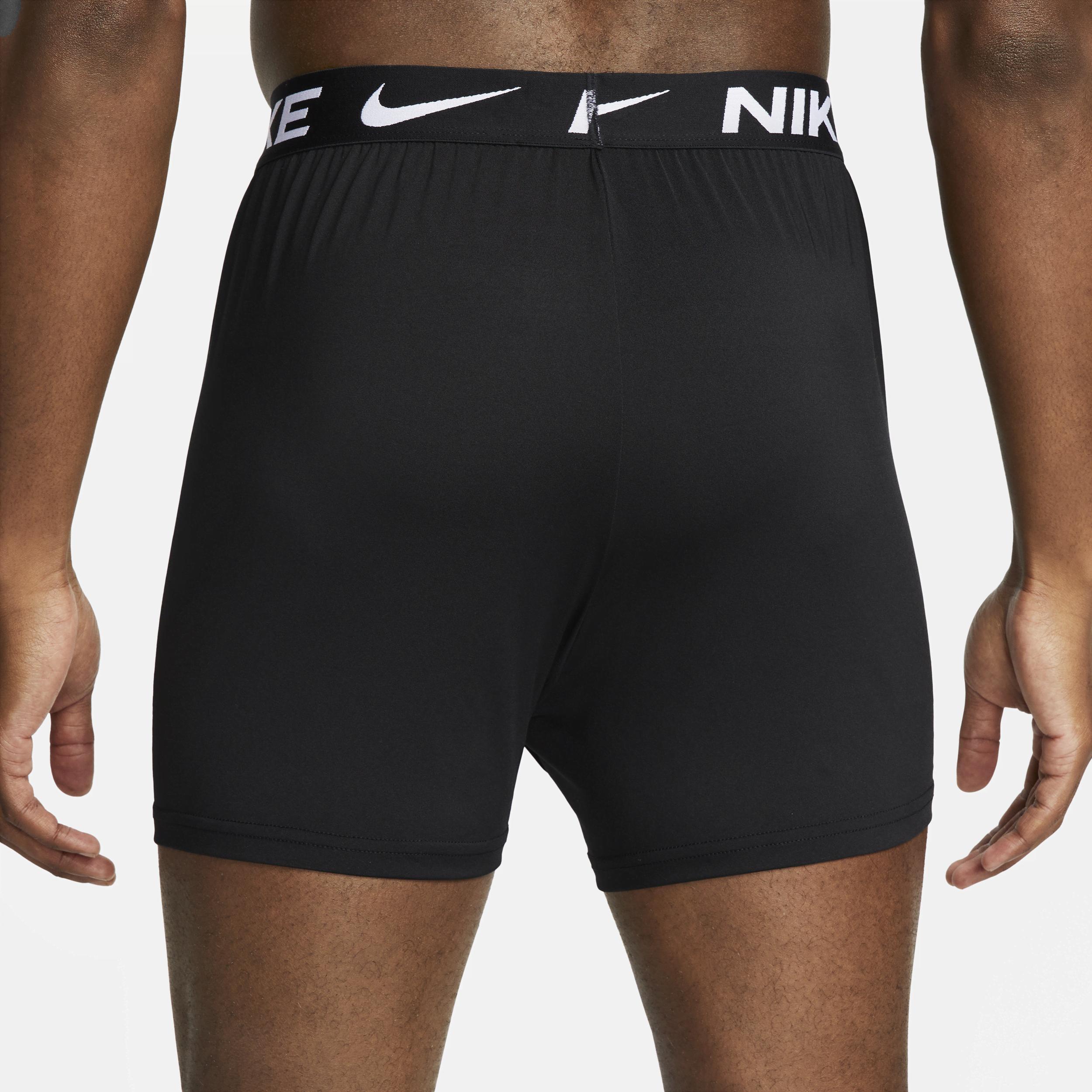 Men's Nike Dri-FIT Essential 3-Pack Boxers, Size: XXL, Black Product Image