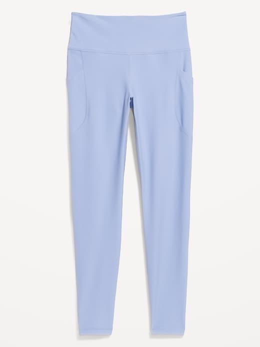 High-Waisted PowerSoft Rib Leggings Product Image