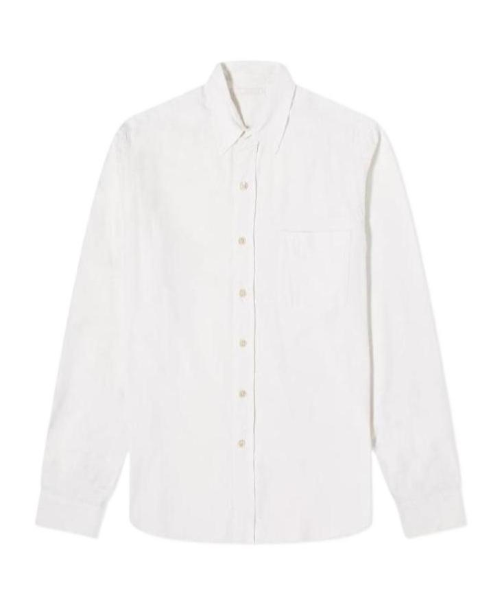 OUR LEGACY Long-sleeved Classic Shirt In White Product Image