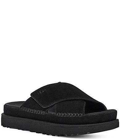 UGG Goldenstar Cross Slide Women's Shoes Product Image