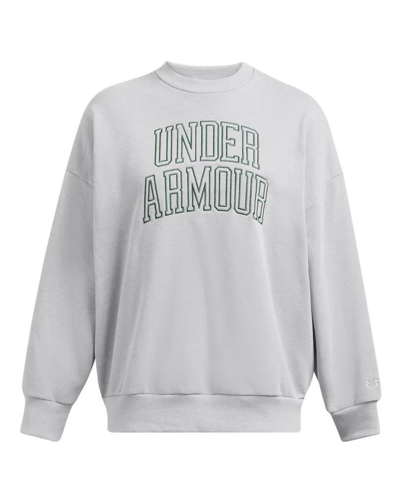 Women's UA Icon Heavyweight Terry Oversized Crew Product Image