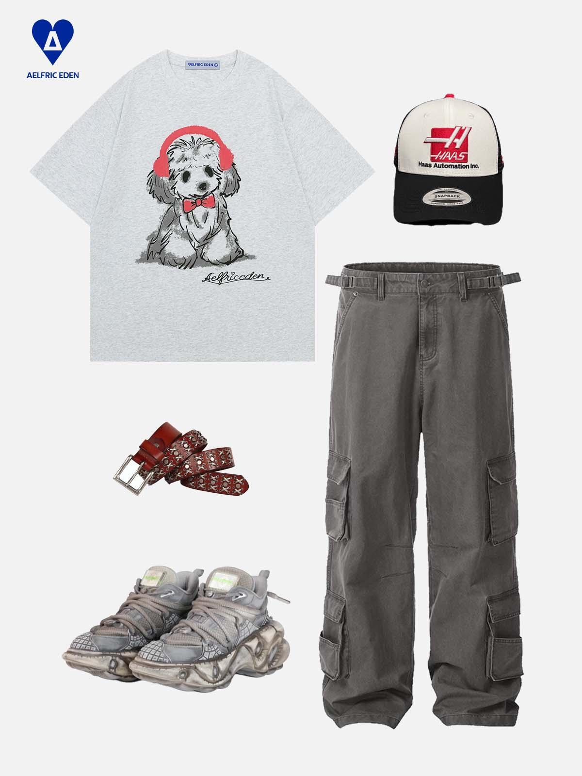 Aelfric Eden Adjustable Waist Baggy Pants Product Image