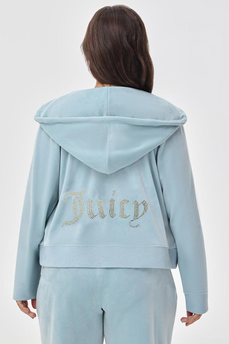 Plus-Size OG Big Bling Velour Hoodie Product Image