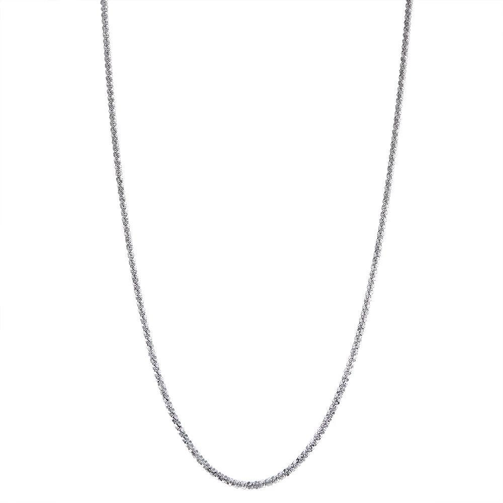 14k White Gold Margarita Chain Necklace, Women's, Size: 18", 14k Whgold Product Image
