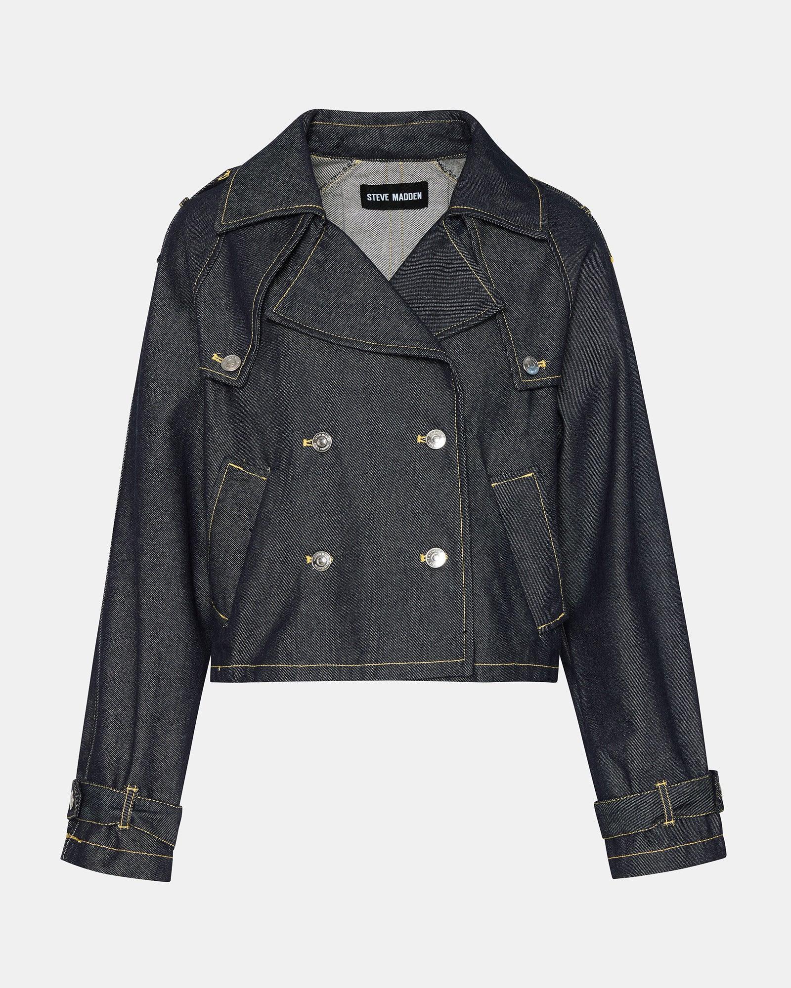 SIRUS DENIM JACKET INDIGO Female Product Image
