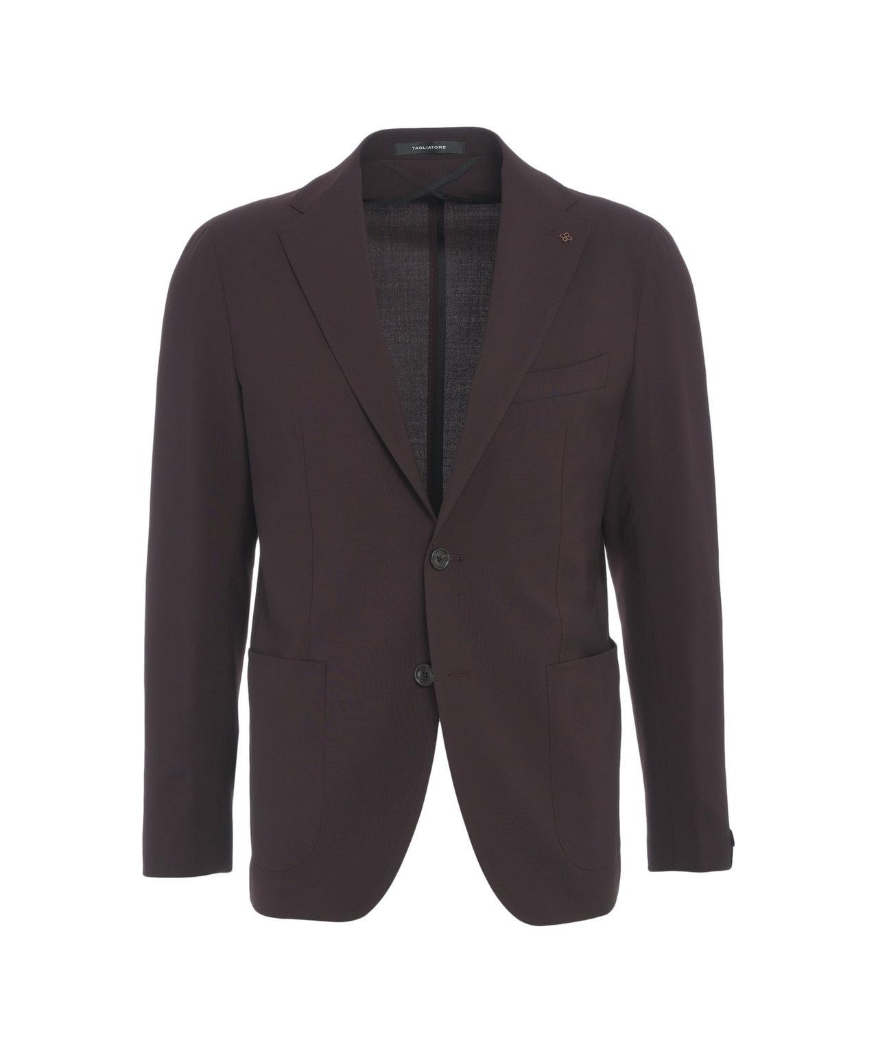 Virgin wool single-breasted suit Product Image