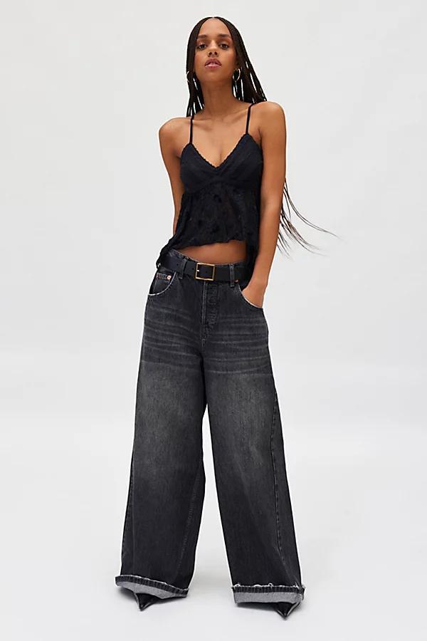 Kimchi Blue Lilian Spliced Lace Babydoll Cami Womens at Urban Outfitters Product Image
