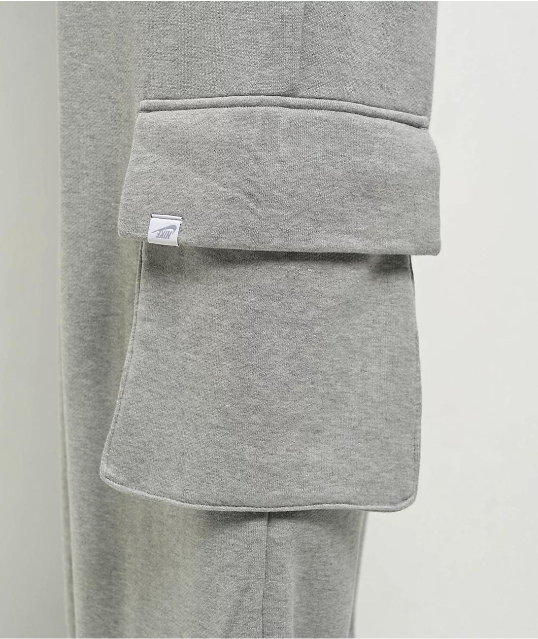 Nike Sportswear Dance Heather Grey Oversized Sweatpants Product Image