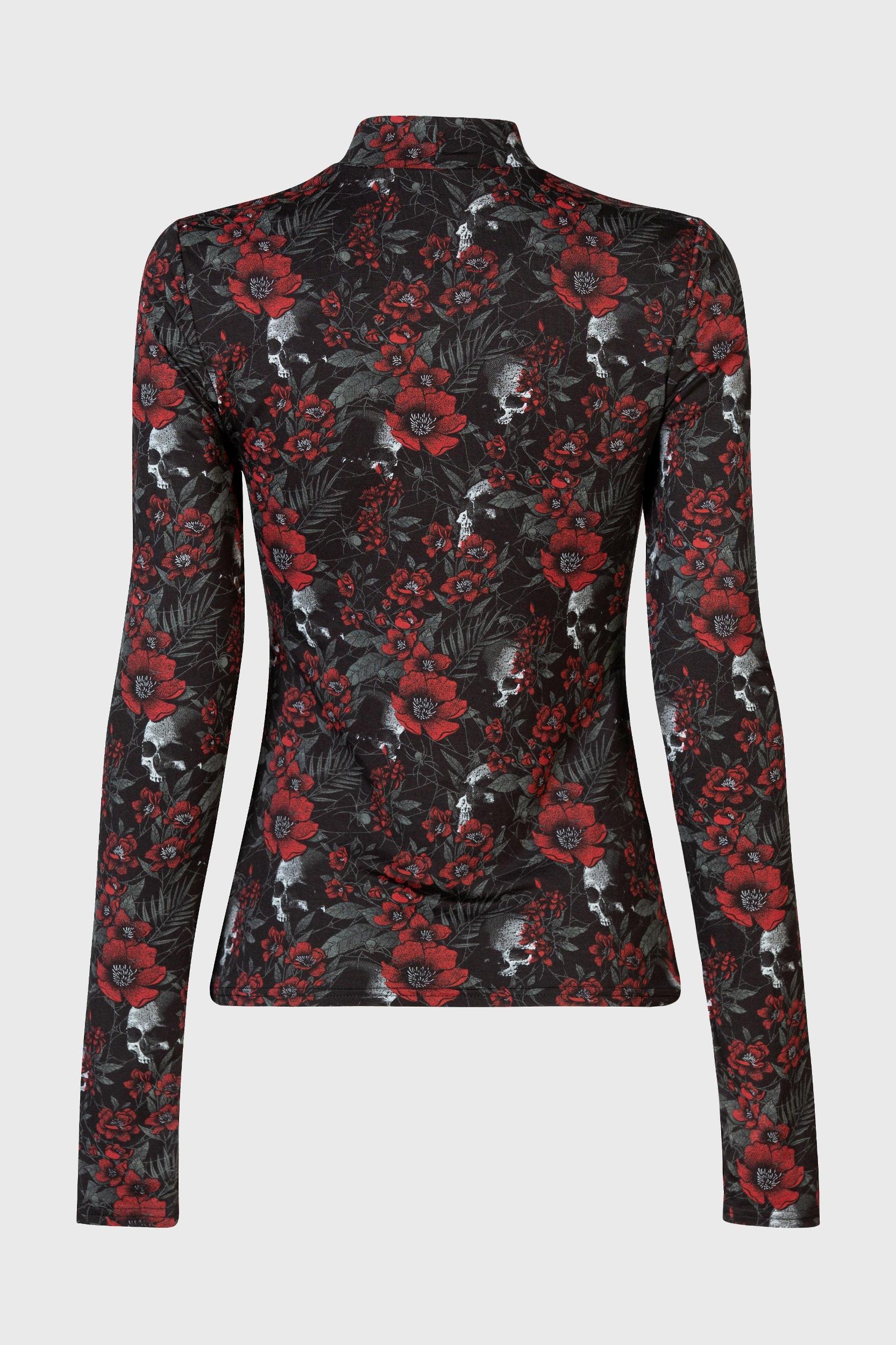 Pitiful Petals Long Sleeve Top - Resurrect Female Product Image