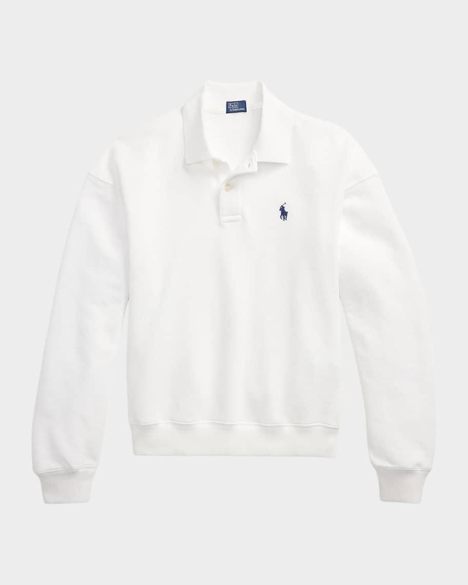 Lightweight Fleece Long-Sleeve Polo Product Image