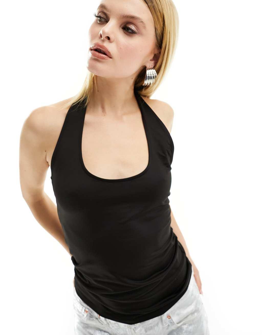 Weekday Astrid halterneck top Product Image