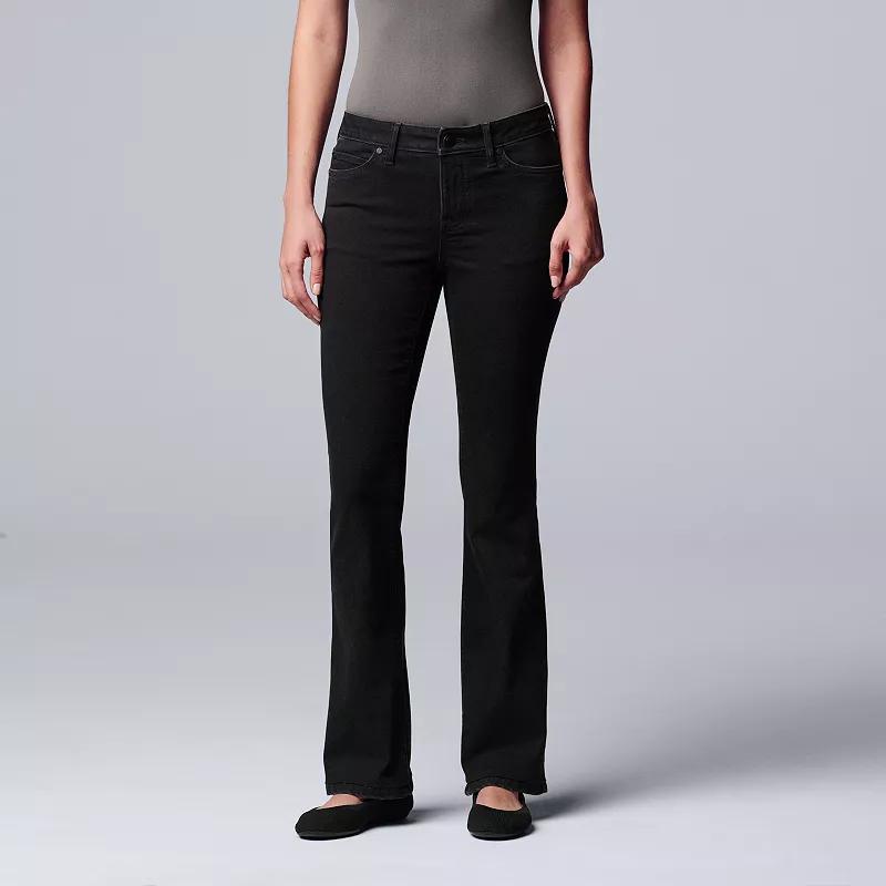 Womens Simply Vera Vera Wang Stretch Bootcut Jeans Product Image