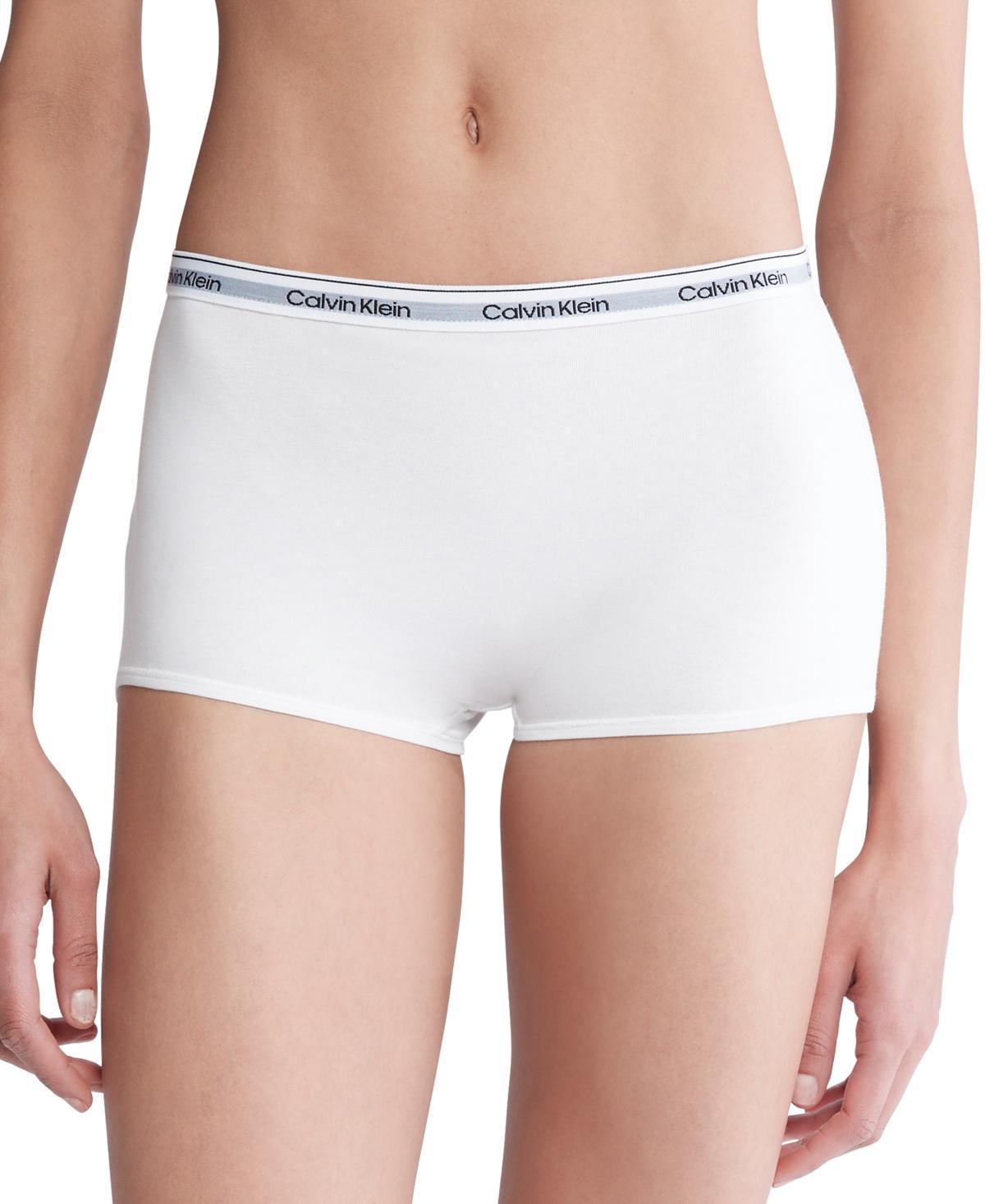 Calvin Klein Women's Modern Logo Boyshort - Grey - XS Product Image