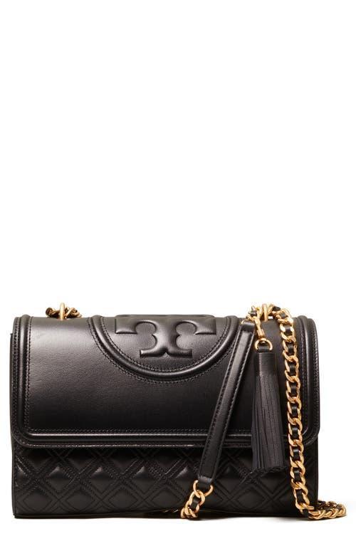 Tory Burch Fleming Convertible Shoulder Bag Black One Size Product Image