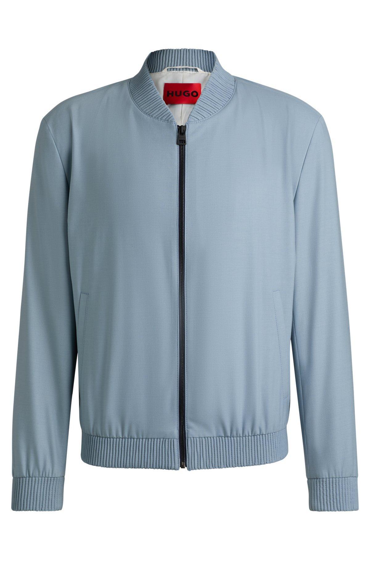 Slim-fit jacket in stretch-wool Product Image