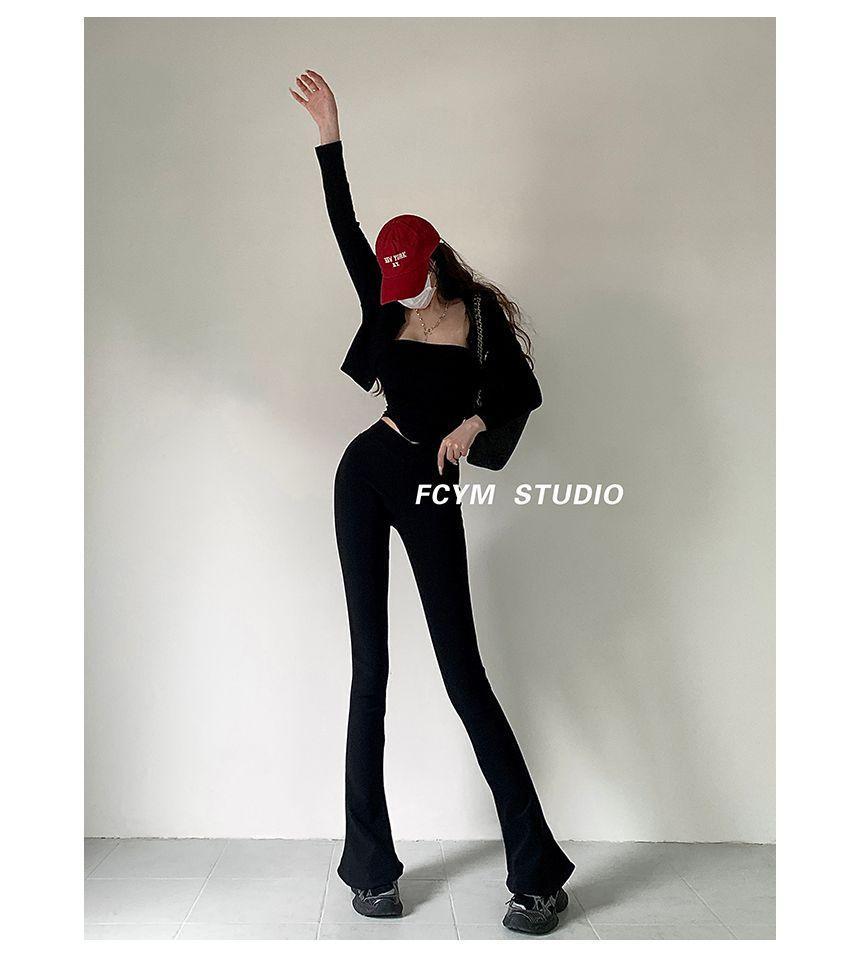 Flared Sports Leggings Product Image