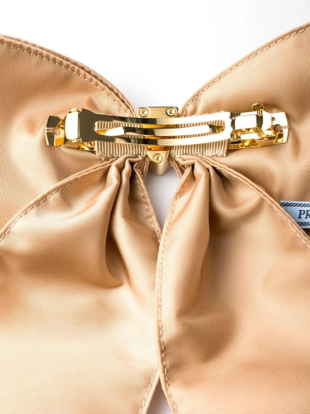 PRADA Re-nylon Hair Clip In Neutrals Product Image