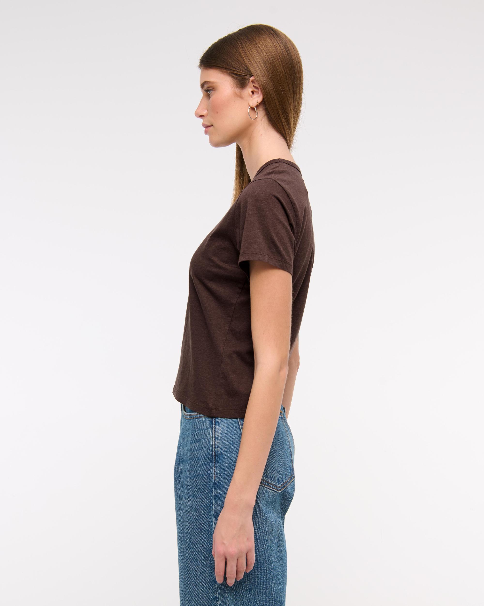 Essential Polished Body-Skimming Tee Product Image