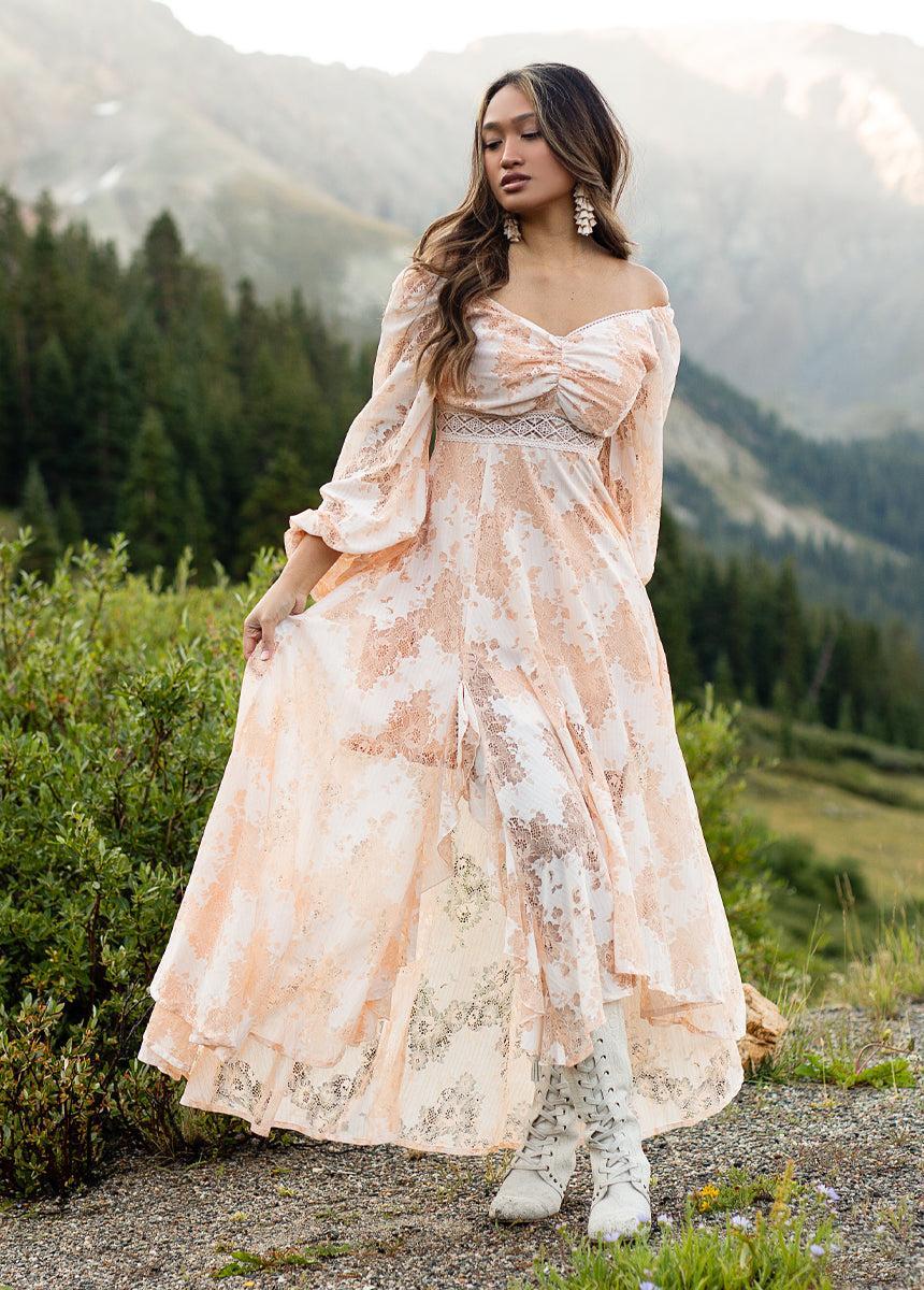 Isabella Dress in Shell Female Product Image