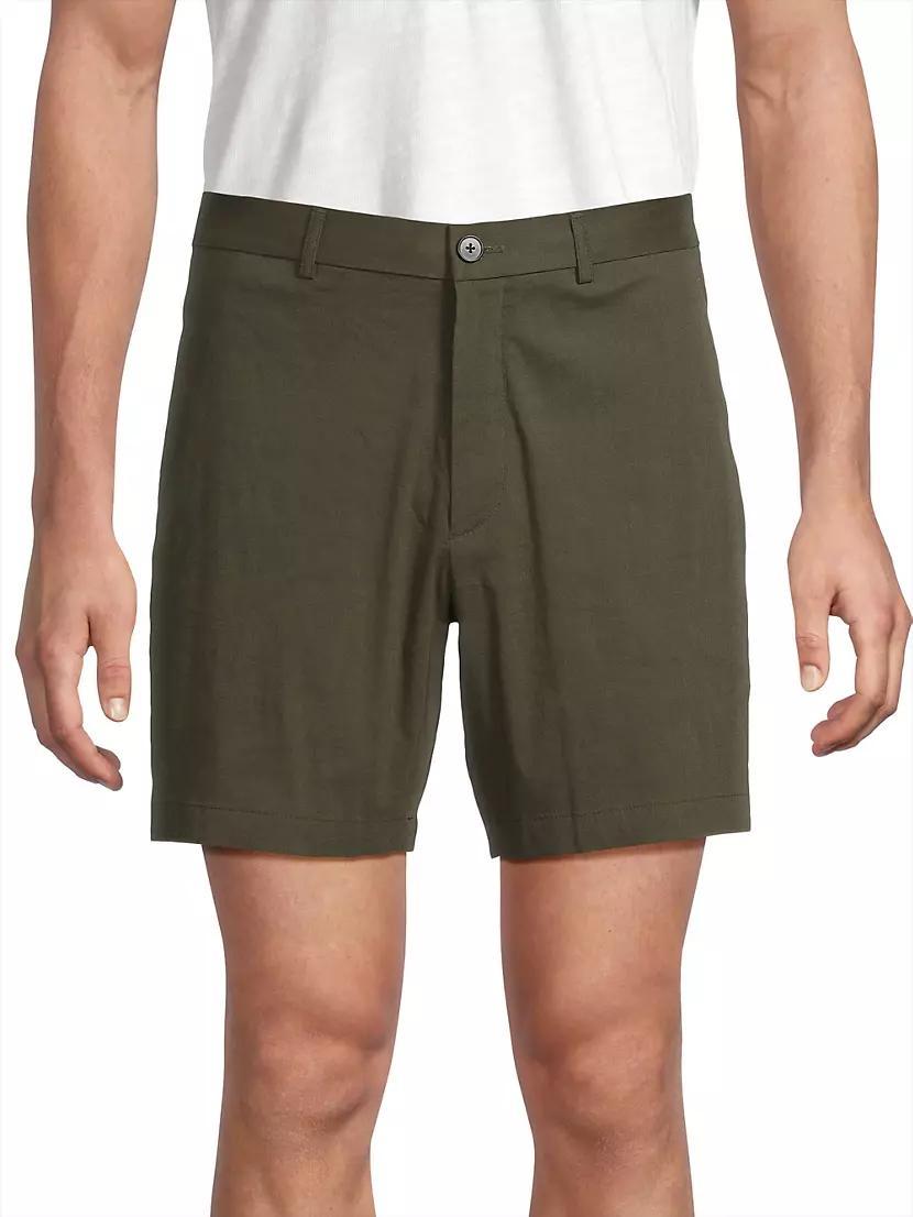 Curtis Linen-Blend Shorts Product Image