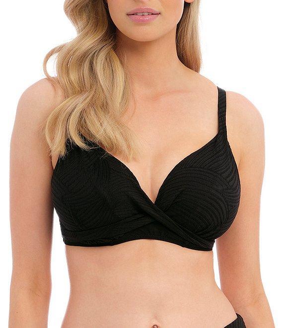 Fantasie Ottawa Solid High Waist Folded Side Tie Bikini Swim Bottom Product Image