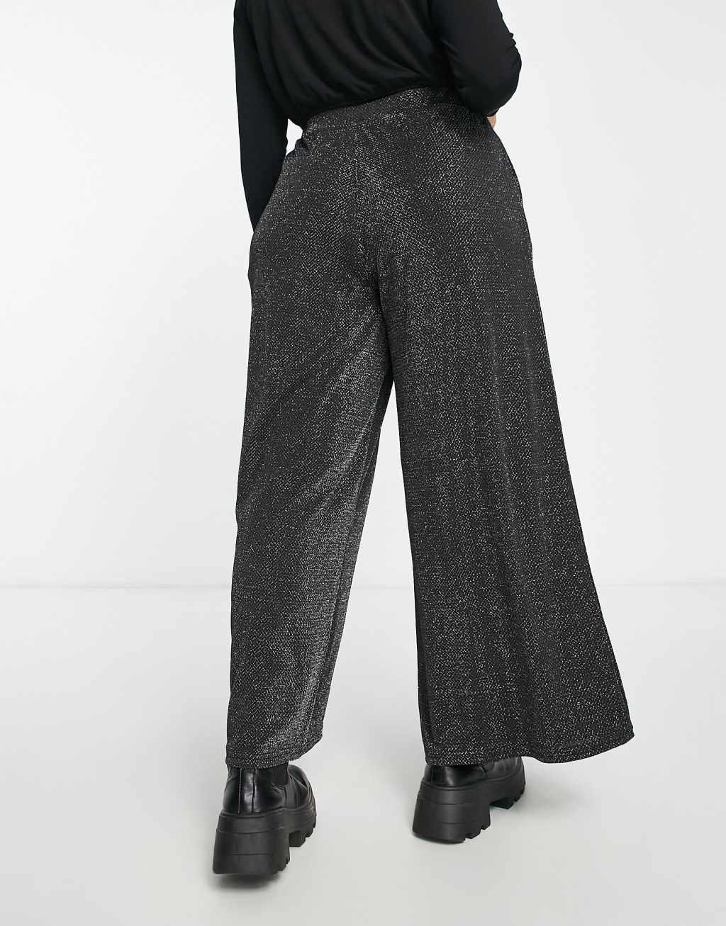Yours wide leg velvet pants Product Image
