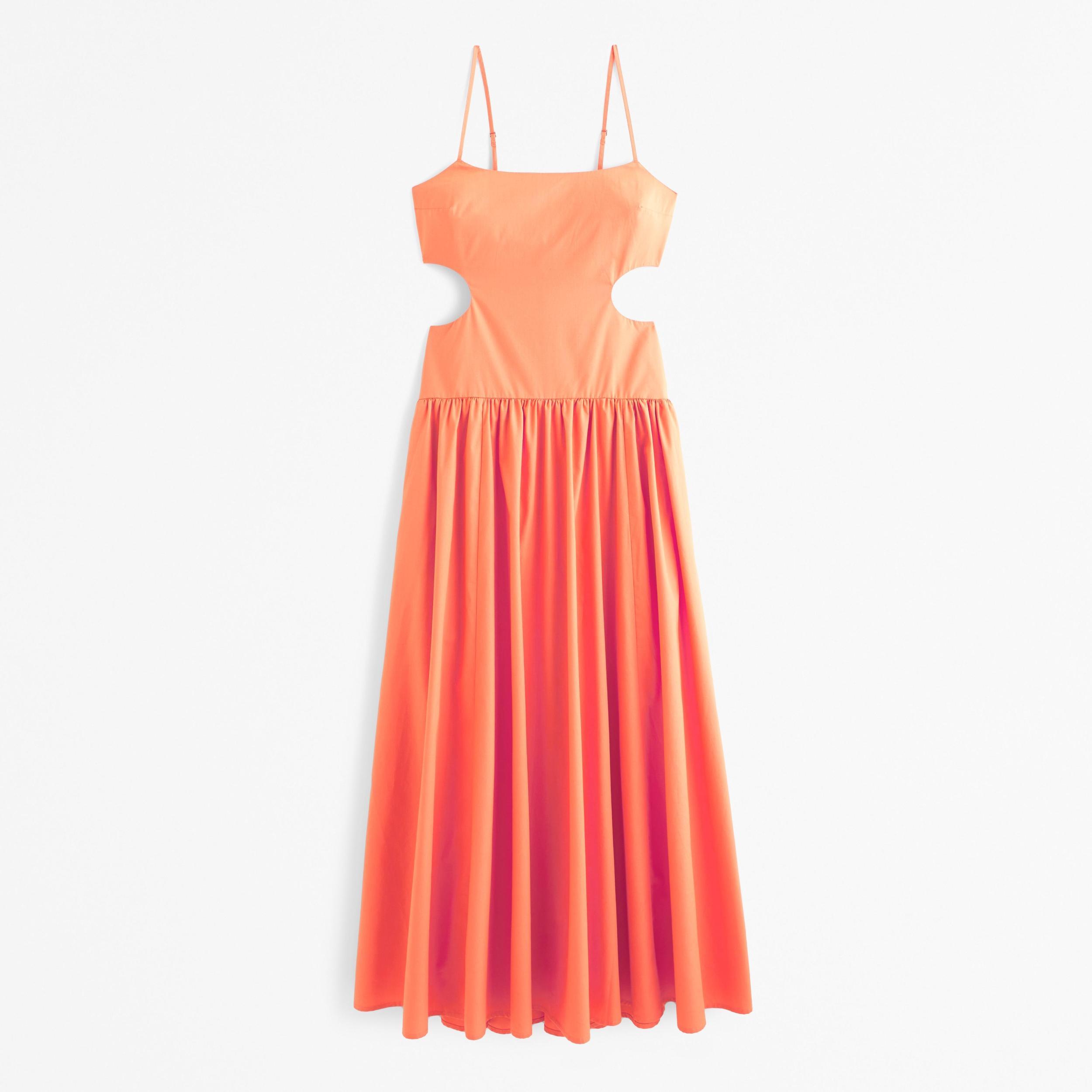 Drop-Waist Cutout Maxi Dress Product Image