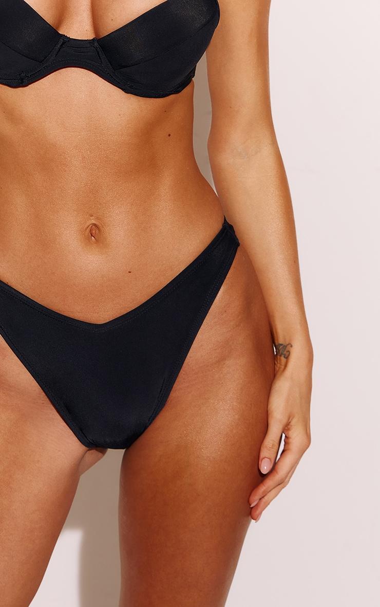 Black V Front Mix & Match Bikini Bottoms Product Image