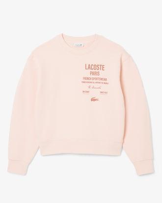 Women's Oversized Pleated Print Sweatshirt Product Image