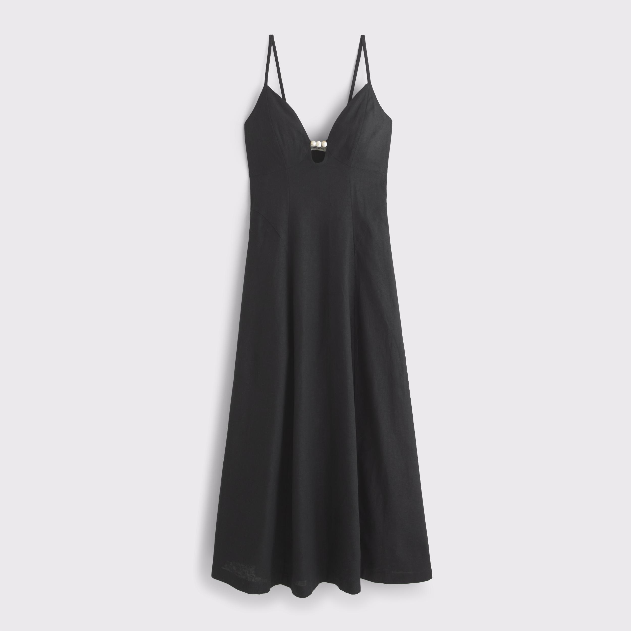 Beaded Flowy Midi Dress Product Image