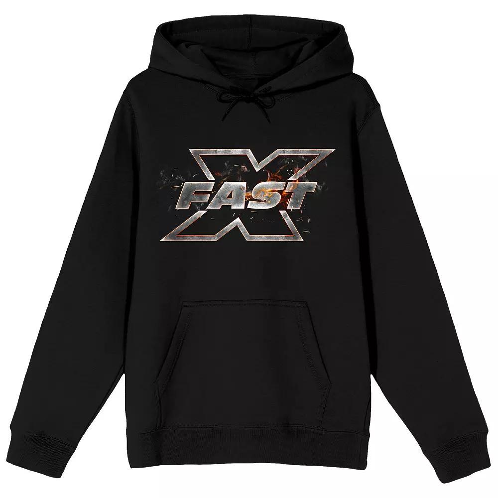 Men's Fast & Furious X Graphic Hoodie, Size: Medium, Black Product Image