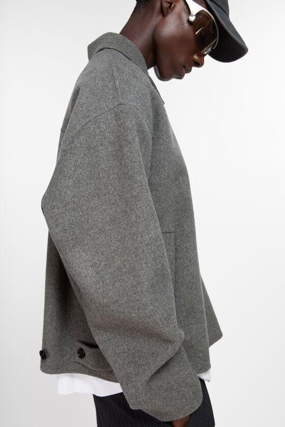 Wool zipper jacket Product Image