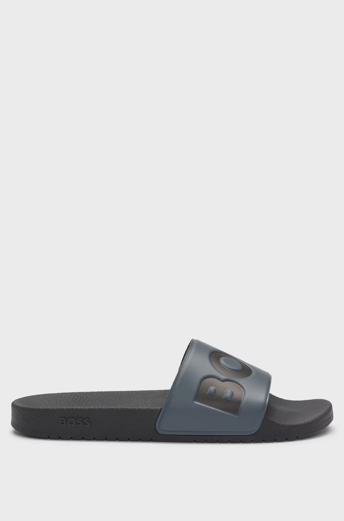 Italian-made slides with large logo detail Product Image
