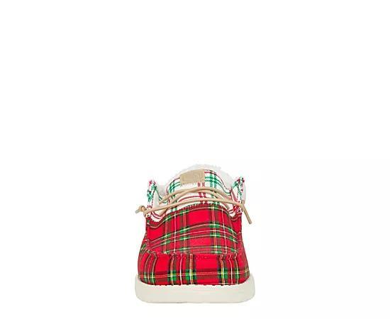 Heydude Mens Wally Tri Plaid Slip On Sneaker Product Image