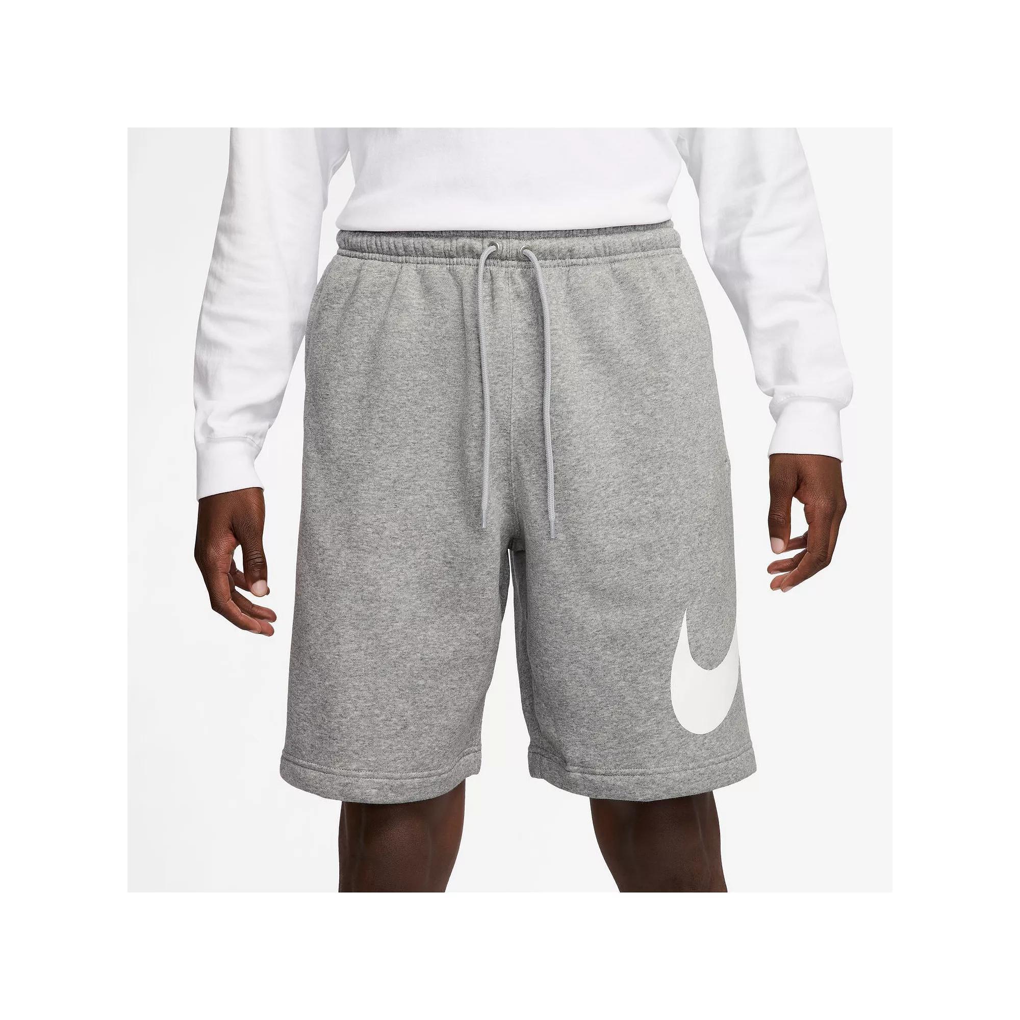 Men's Nike MNK Club Basketball Shorts, Size: XL, Dark Grey Grey Product Image