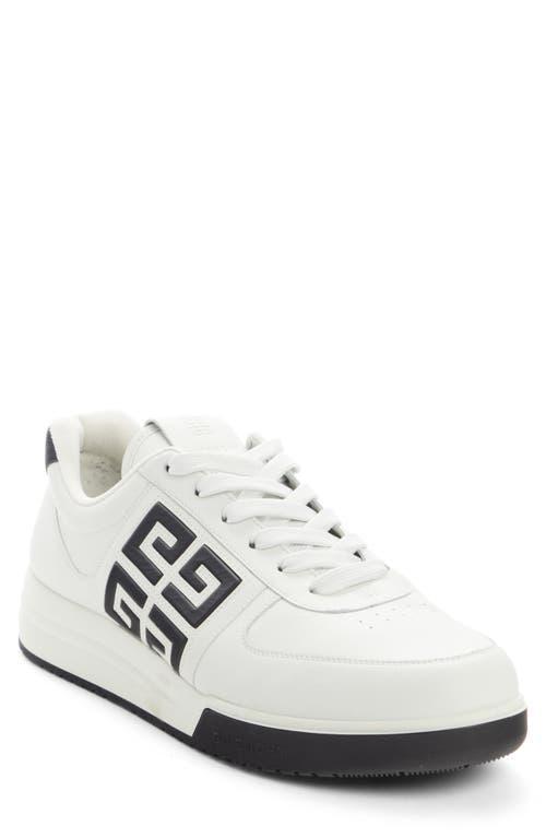 Mens G4 Bicolor Leather Low-Top Sneakers Product Image