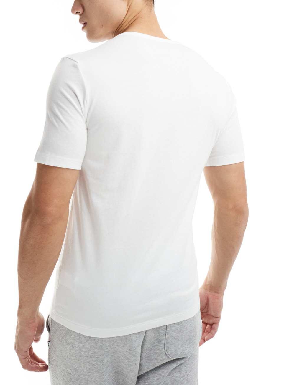 HUGO Bodywear triplet pack t-shirt in white Product Image