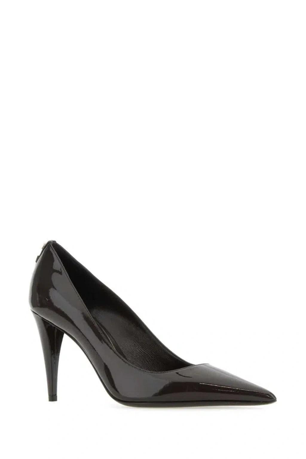 VALENTINO GARAVANI Pumps Mit Nieten In Brown Product Image
