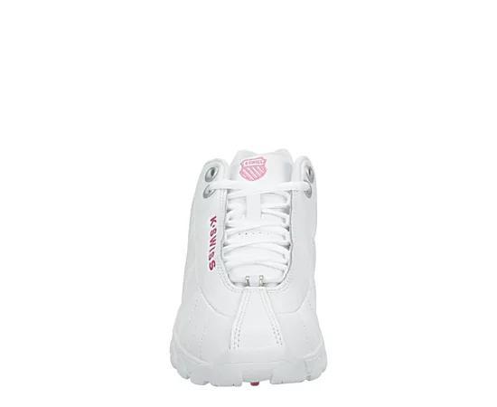K-Swiss® ST329 CMF Women's Sneakers, Size: 8.5, White Shocking Pink Product Image