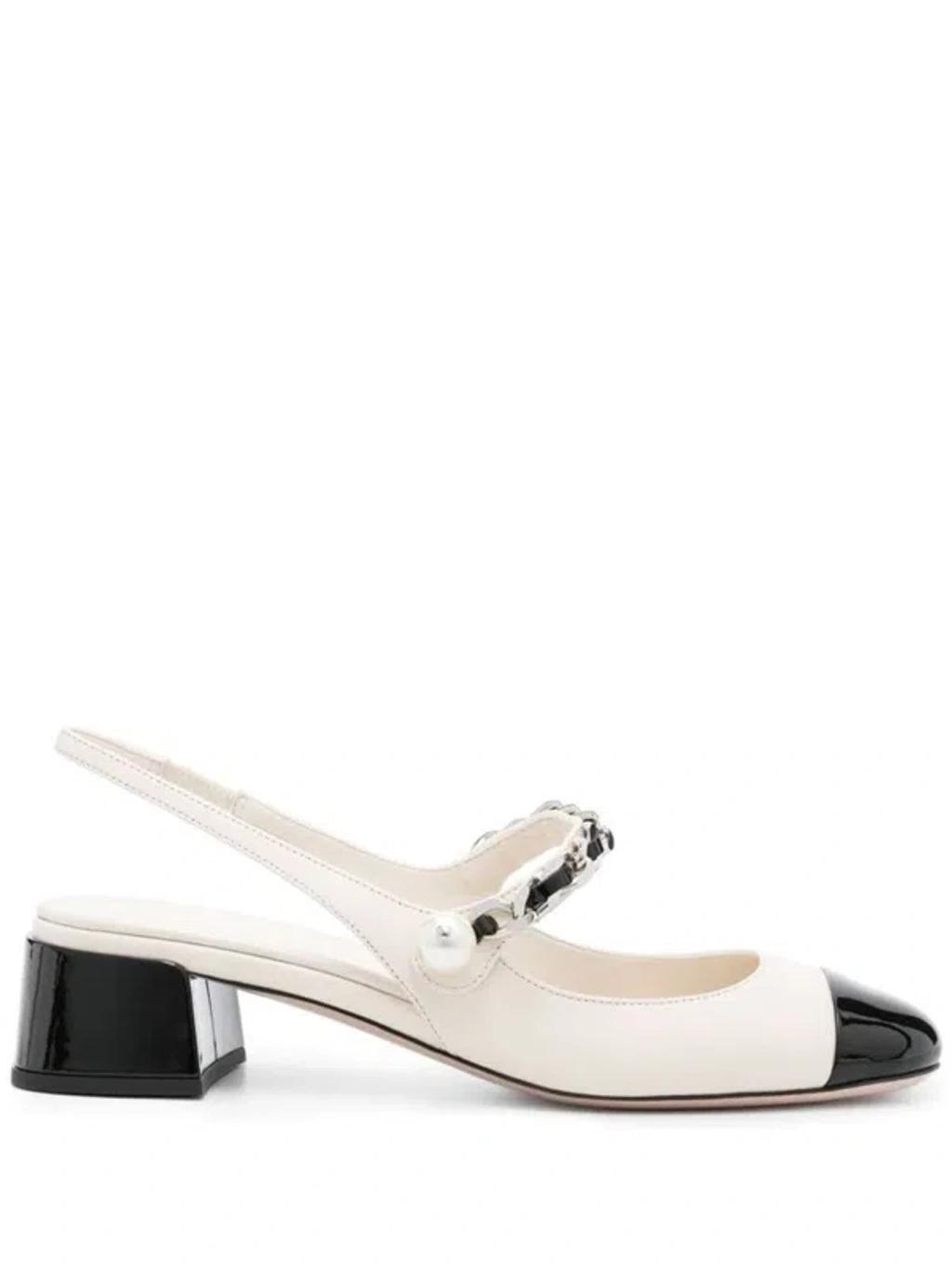Leather Pumps 38 In Nude & Neutrals Product Image
