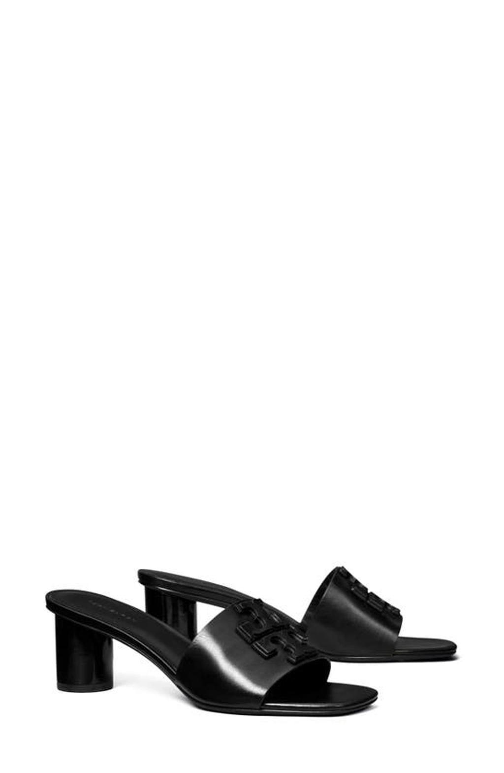 Ines Leather Logo Mule Sandals Product Image