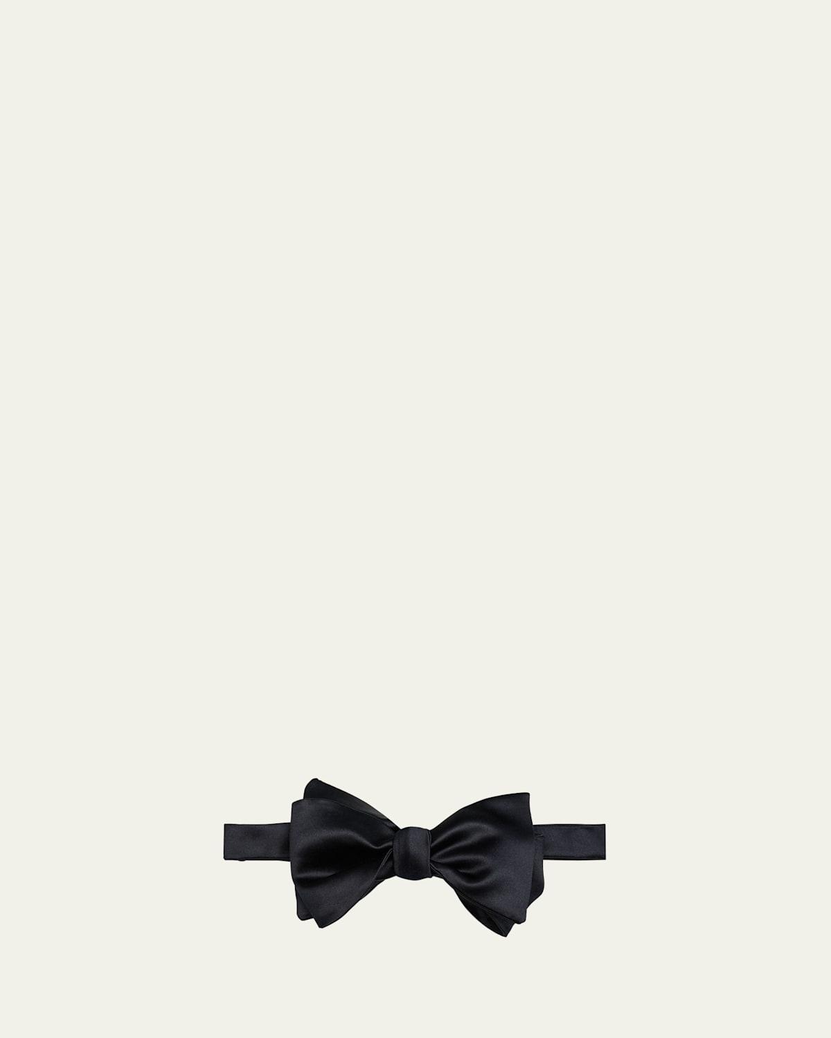 Mens Silk Pre-Tied Bow Tie Product Image