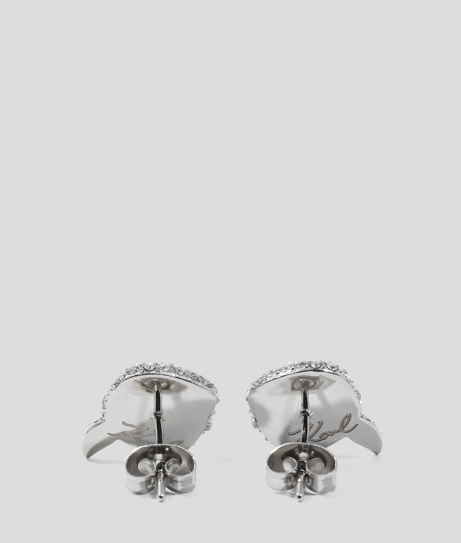 IKON PAVÉ KARL CHARM EARRINGS Product Image